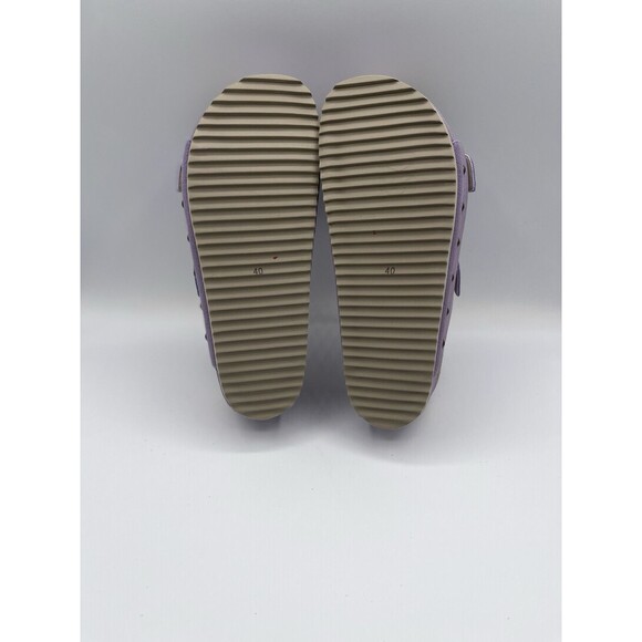 Intentionally Blank Suede Platform Sandals Women Lavendar Retro Boho Size 40 New - Picture 5 of 7